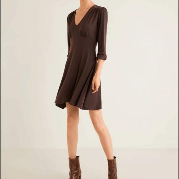 NWT MANGO FLARED SKIRT DRESS Various sizes. Small/4. Medium/6 - Picture 1 of 11